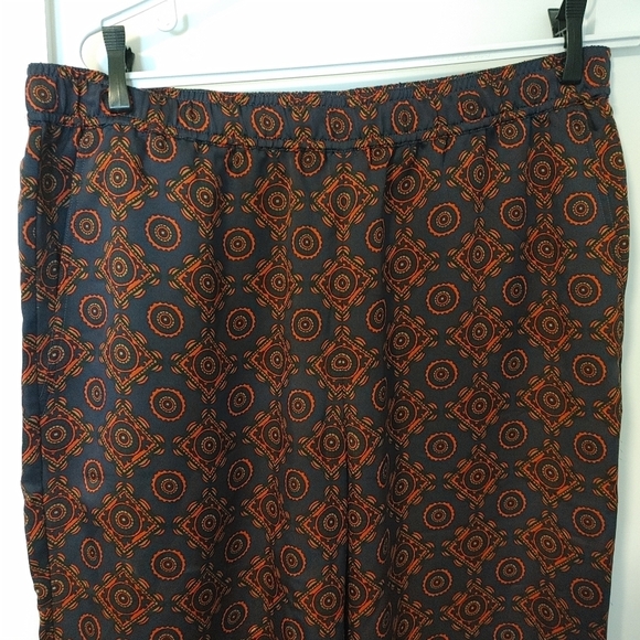 CLUB Monaco Printed Twill Pants Size 6 - Picture 3 of 10